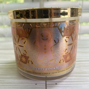 Bath & Body Works 3-Wick Candle - Merry Cookie